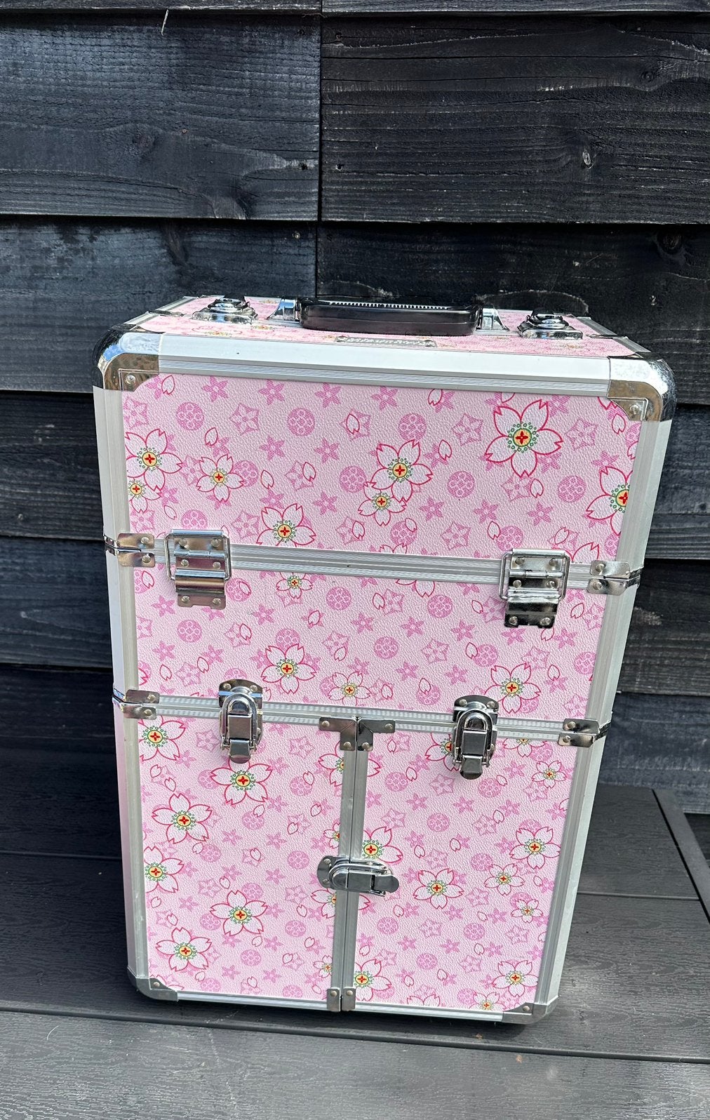 Mooie grote nagelkoffer, Ophalen, Gebruikt, Paars, Hardcase