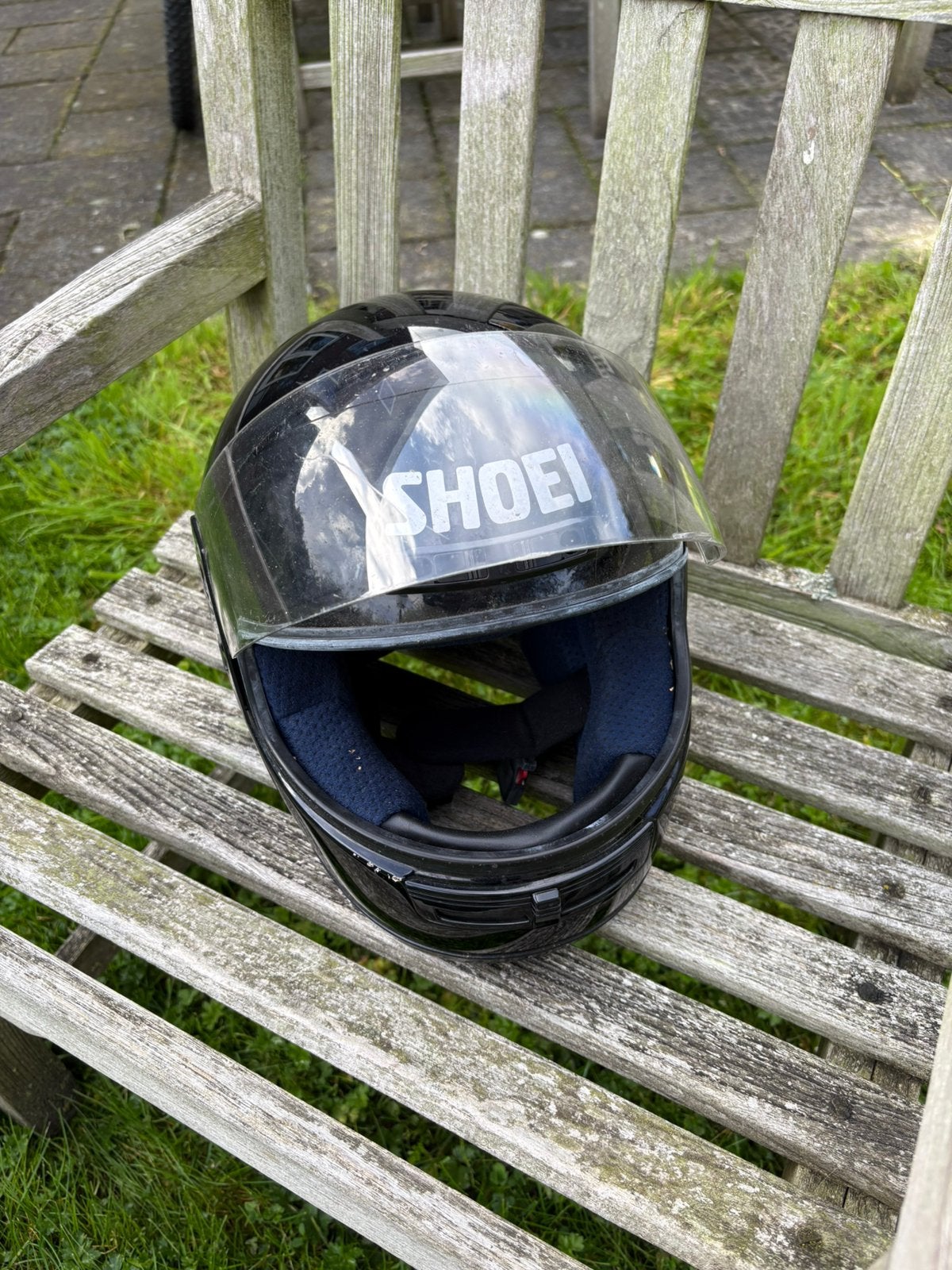 Shoei motorhelm zwart M, M, Heren, Ophalen of Verzenden, Integraalhelm