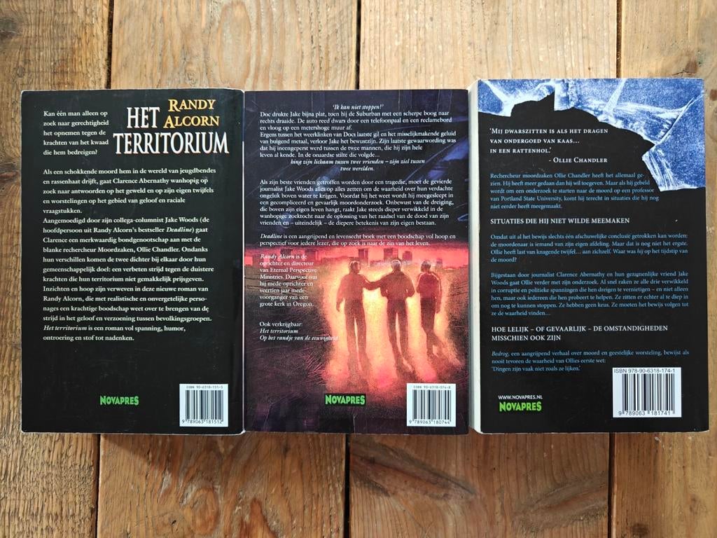 Serie: Ollie Chandler, van Randy Alcorn., Boeken, Ophalen of Verzenden, Zo goed als nieuw