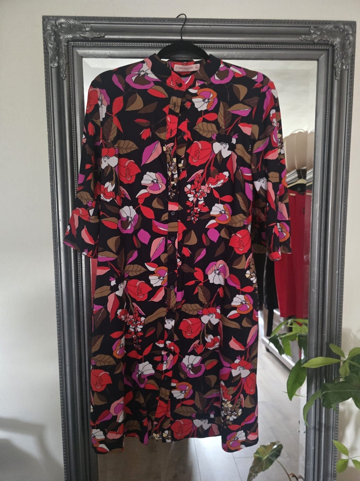 Studio Anneloes Jurk XL met Bloemenprint, Knielengte, Kleding | Dames, Jurken, Studio Anneloes, Meerkleurig, Maat 46/48 (XL) of groter