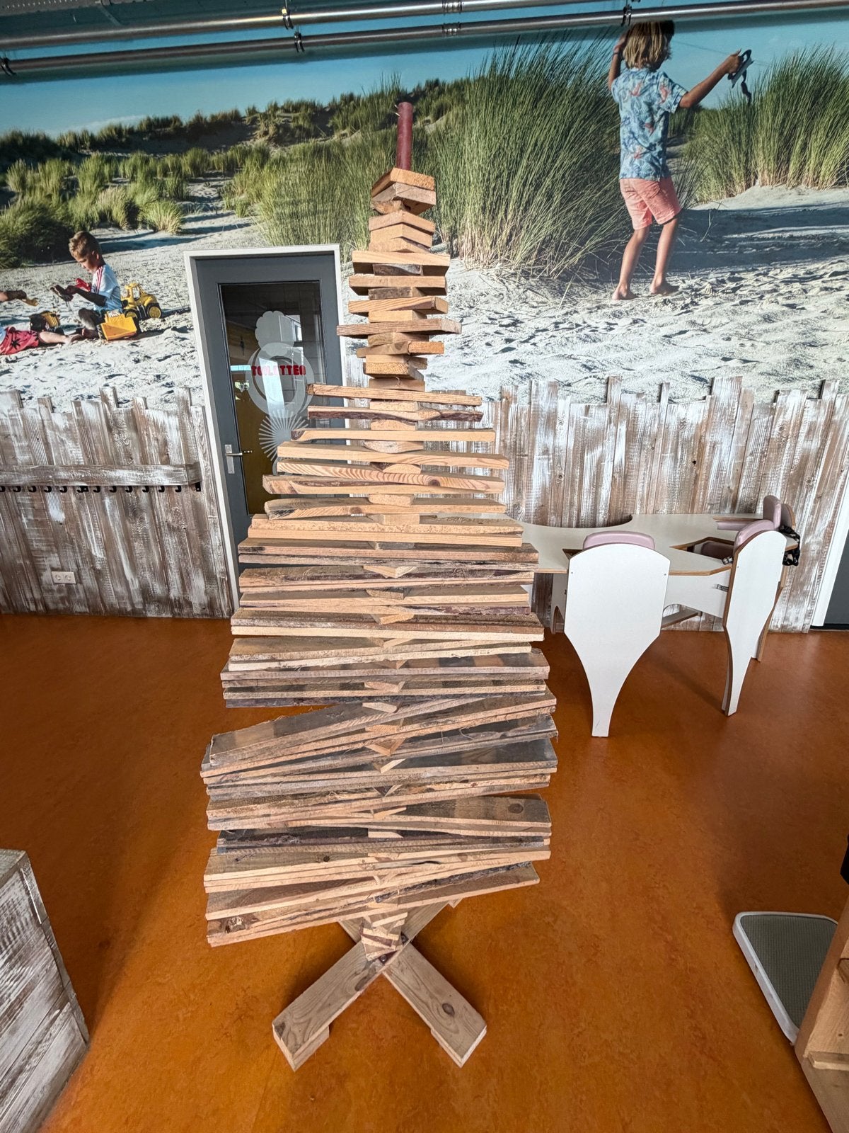 Kerstboom hout (plat op te bergen), Diversen, Ophalen, Zo goed als nieuw