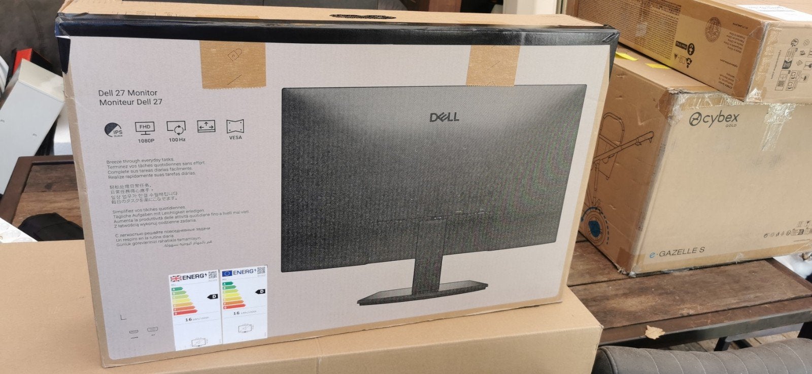 Dell 27 Monitor SE2725HM - Nieuwstaat, uit doos voor foto's, Computers en Software, Ophalen, Nieuw, Dell, 61 t/m 100 Hz