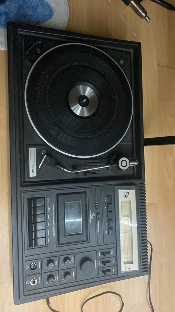 Schneider TS 1612 Stereo Muziekinstallatie met Platenspeler, Overige merken, Gebruikt, Cassettedeck, Losse componenten