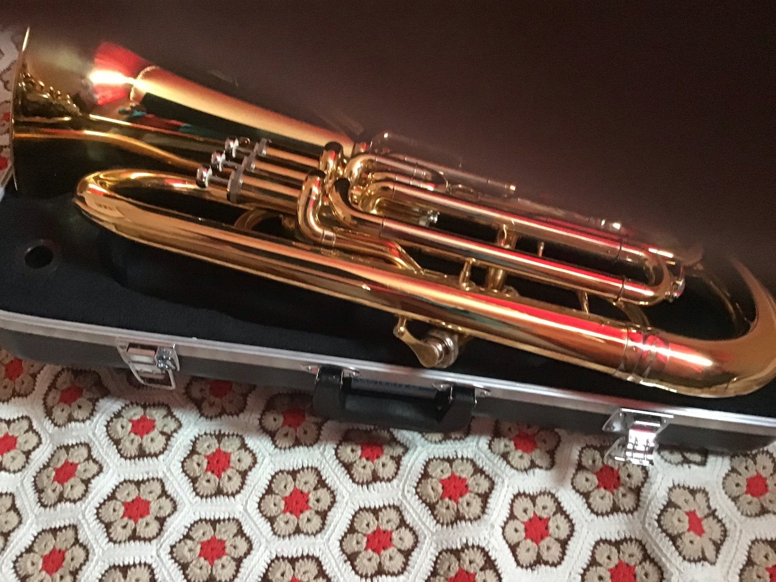 VDG euphonium - Zo goed als nieuw, Muziek en Instrumenten, Ophalen, Zo goed als nieuw, Koperblazer, Met koffer of draagtas