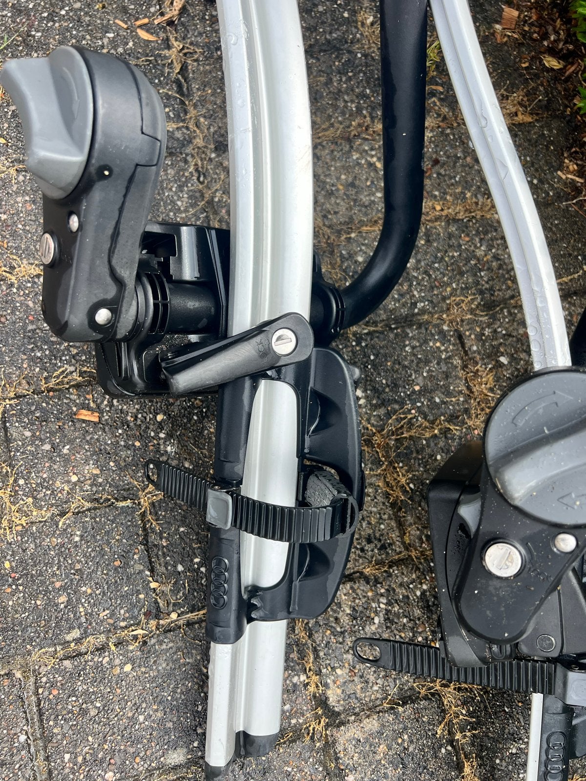 Originele Audi Fiets Dakdrager - Gebruikt, Auto diversen, Ophalen, 1 fiets, Gebruikt, Dakdrager