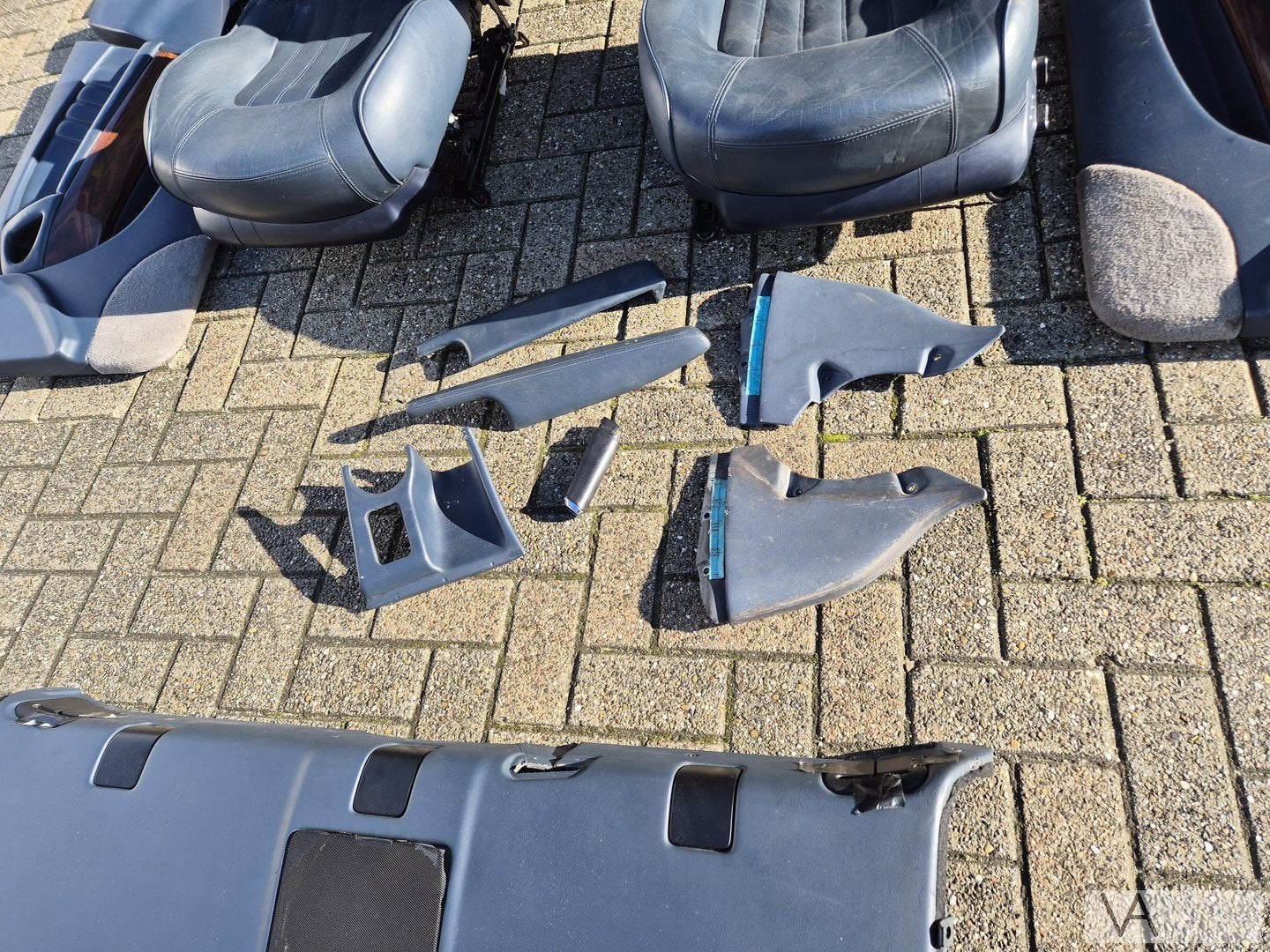 Maserati Quattroporte 2004 - 2012 interieur blauw leer €500, Maserati, Gebruikt, -, -