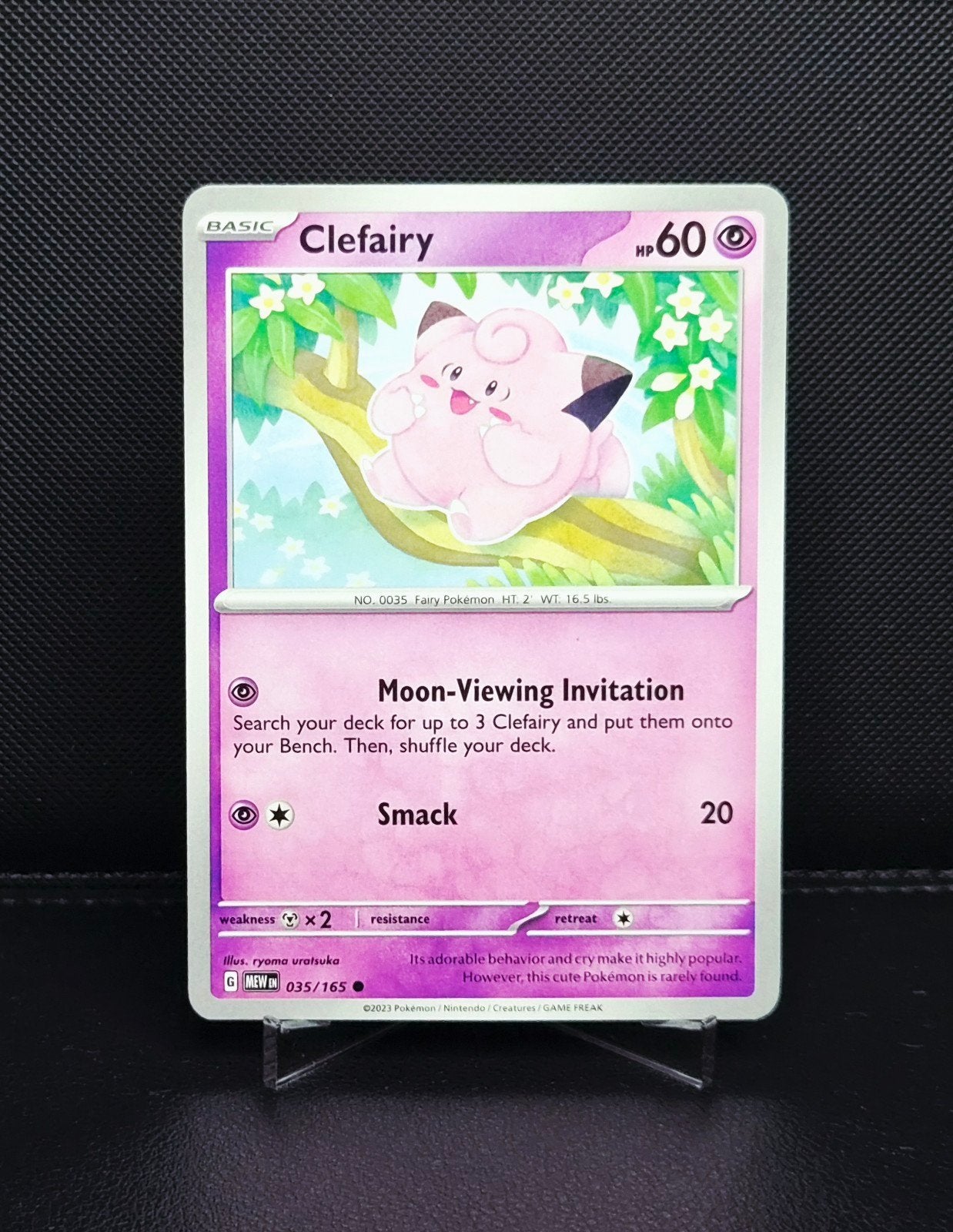 Clefairy 035/165 MEW 151 Engels NM, Ophalen of Verzenden, Zo goed als nieuw