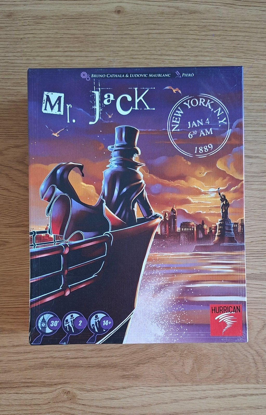 Mr. Jack bordspel, Een of twee spelers, Ophalen of Verzenden, Zo goed als nieuw, Hurrican