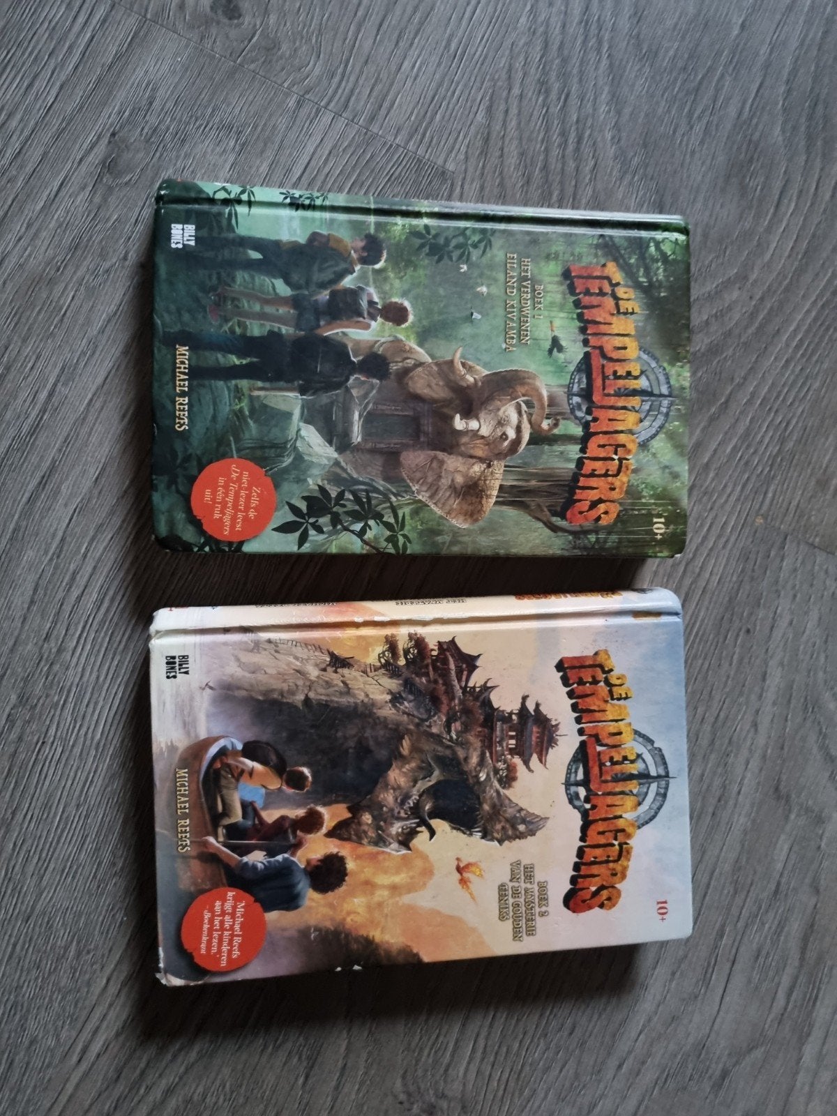 De Tempeljagers: Het Verdwenen Eiland Kivamba & Het Mysterie, Boeken, Ophalen of Verzenden, Gelezen, Michael Reefs, Fictie