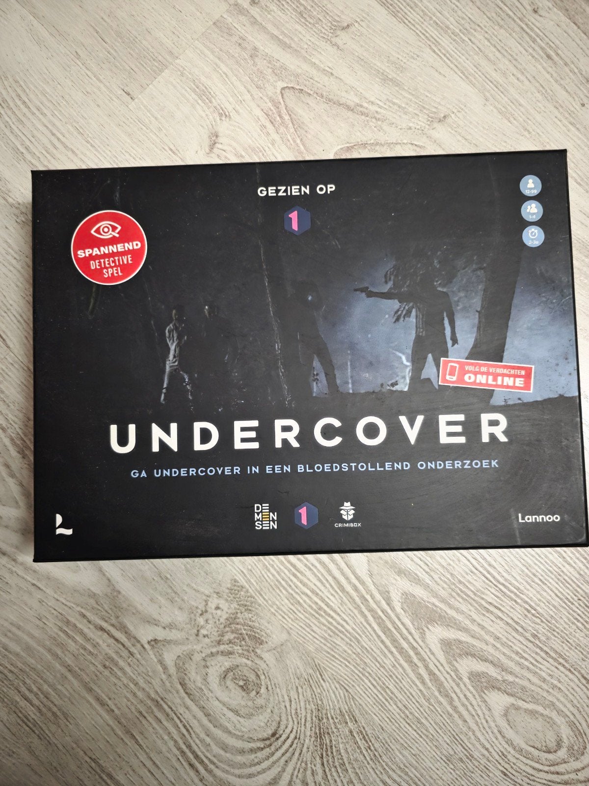 Undercover: Spannend Detective Spel, Een of twee spelers, Ophalen of Verzenden, Zo goed als nieuw, Lannoo
