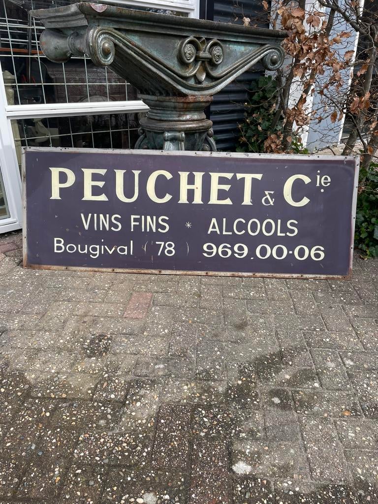 Vintage uithangbord van een slijterij, Ophalen, Reclamebord, Gebruikt, ?