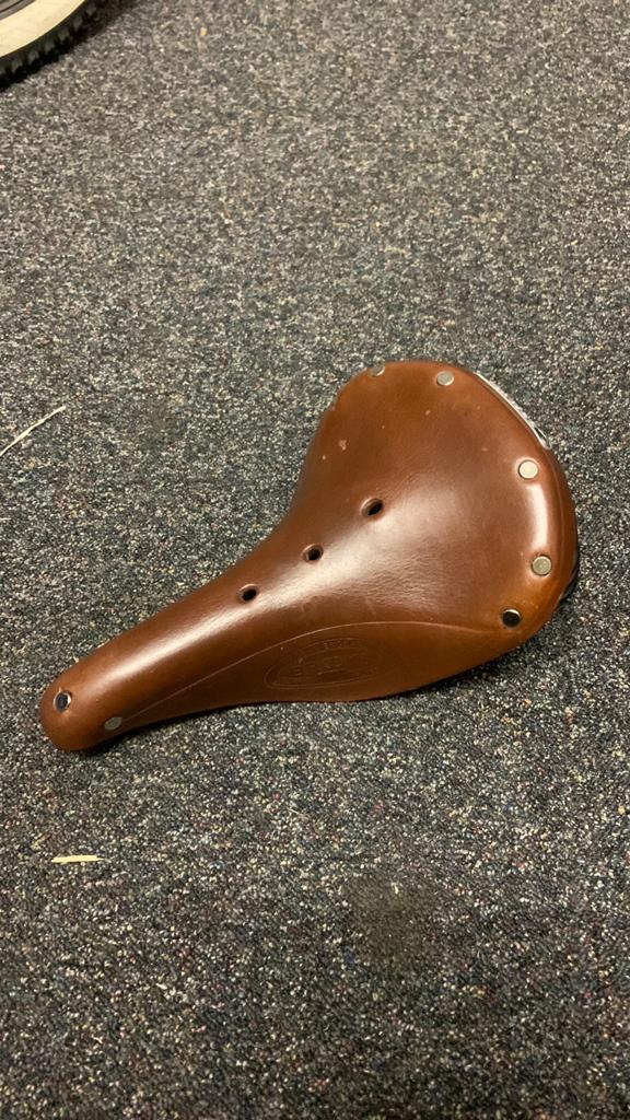 Brooks B67 zadel, Fietsen en Brommers, Fietsonderdelen, Ophalen of Verzenden, Zadel, Leer