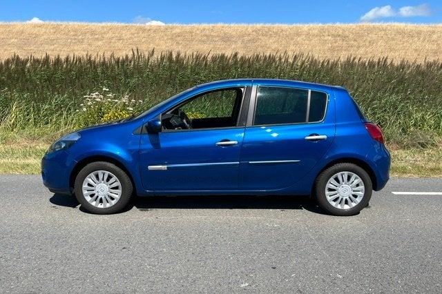 Renault Clio 1.2 TCE 5-DRS 2010 Blauw, Auto's, Euro 5, Zwart, 4 cilinders, Blauw