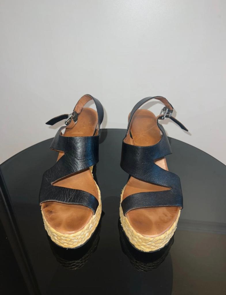 Sacha sleehakken 39, Ophalen of Verzenden, Zo goed als nieuw, Zwart, Sandalen of Muiltjes