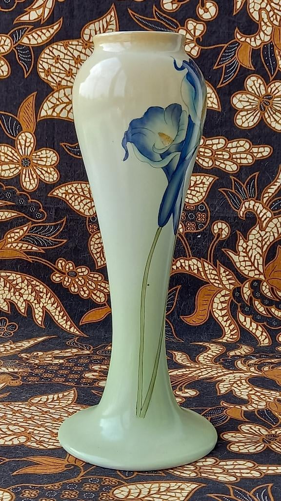Mooie vintage porseleinen vaas uit Engeland van Past Times., Ophalen of Verzenden