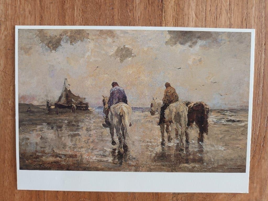 Kunstschilderskaart Evert Pieters, Ophalen of Verzenden, 1980 tot heden, Ongelopen, Noord-Holland