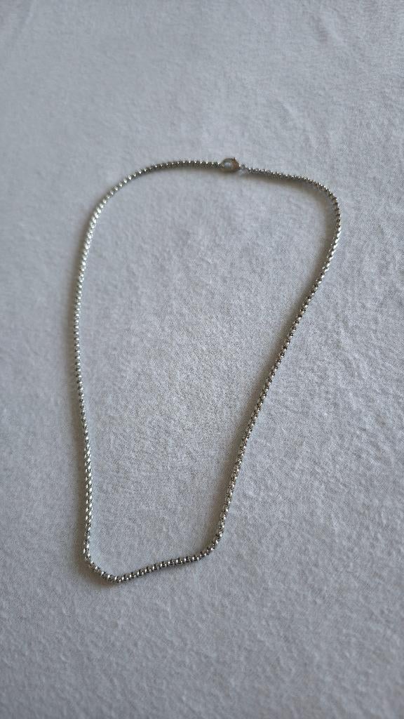Metalen ketting, Sieraden, Tassen en Uiterlijk, Kettingen, Ophalen of Verzenden, Nieuw, Zilver, Overige materialen
