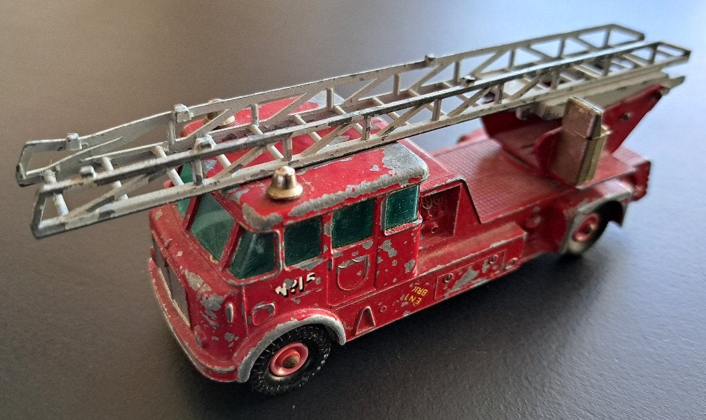 MATCHBOX KING SIZE nr. 15 - Merryweather brandweerwagen, Ophalen of Verzenden, Gebruikt, Auto, Matchbox