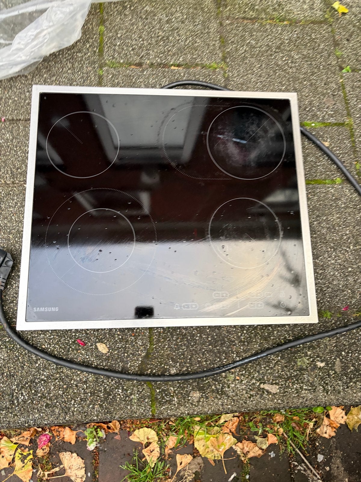 Samsung Inductiekookplaat - 4 Kookzones - Gebruikt, Ophalen, Gebruikt, 4 kookzones, Inductie