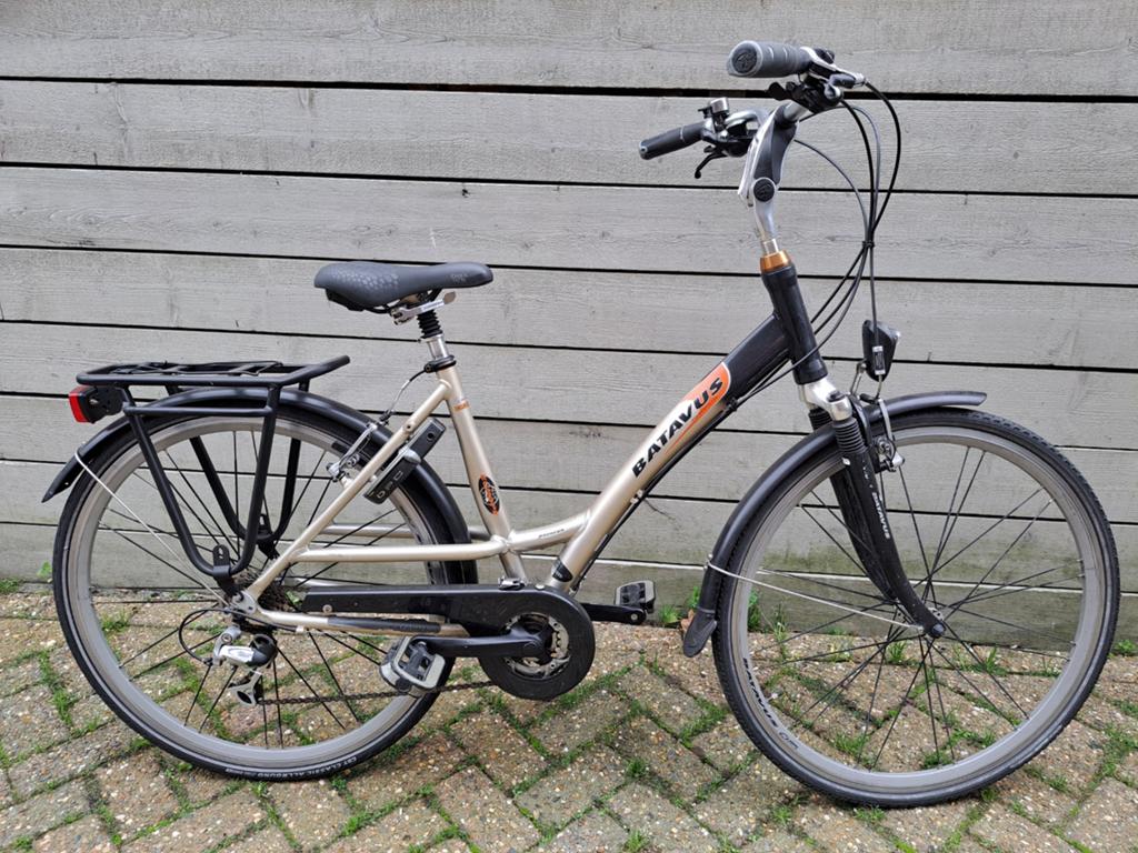 Batavus damesfiets, Ophalen, Gebruikt, 47 tot 50 cm, Versnellingen