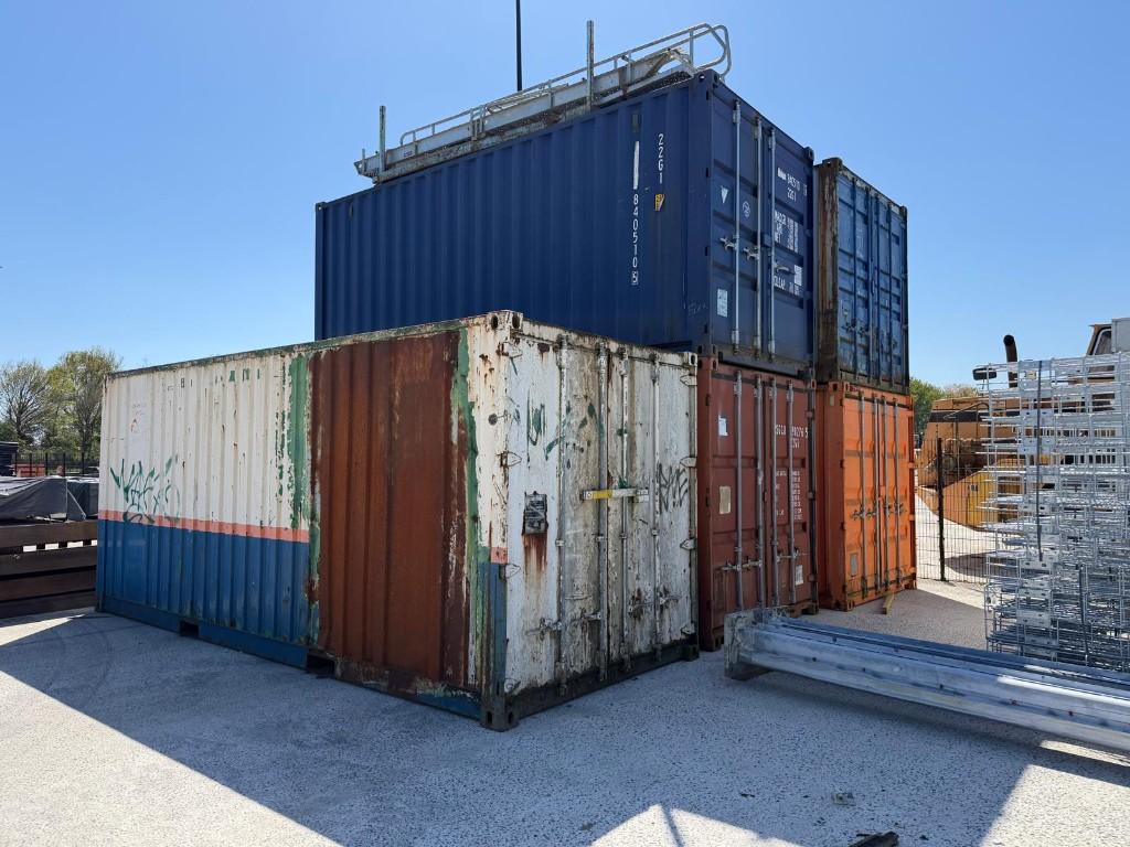 20 ft containers te koop (ook te huur), Ophalen, 170 cm of meer