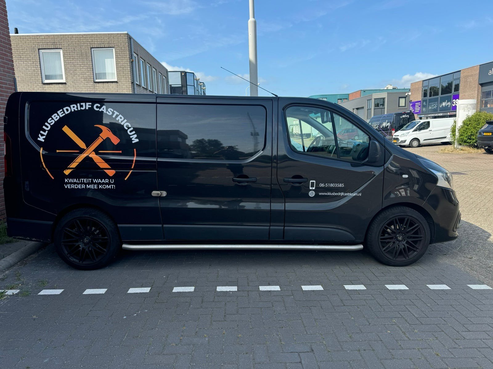 19 inch velgen Renault Trafic & Bridgestone 245/45R19 silent, Banden en Velgen, Personenwagen, Zomerbanden, Ophalen