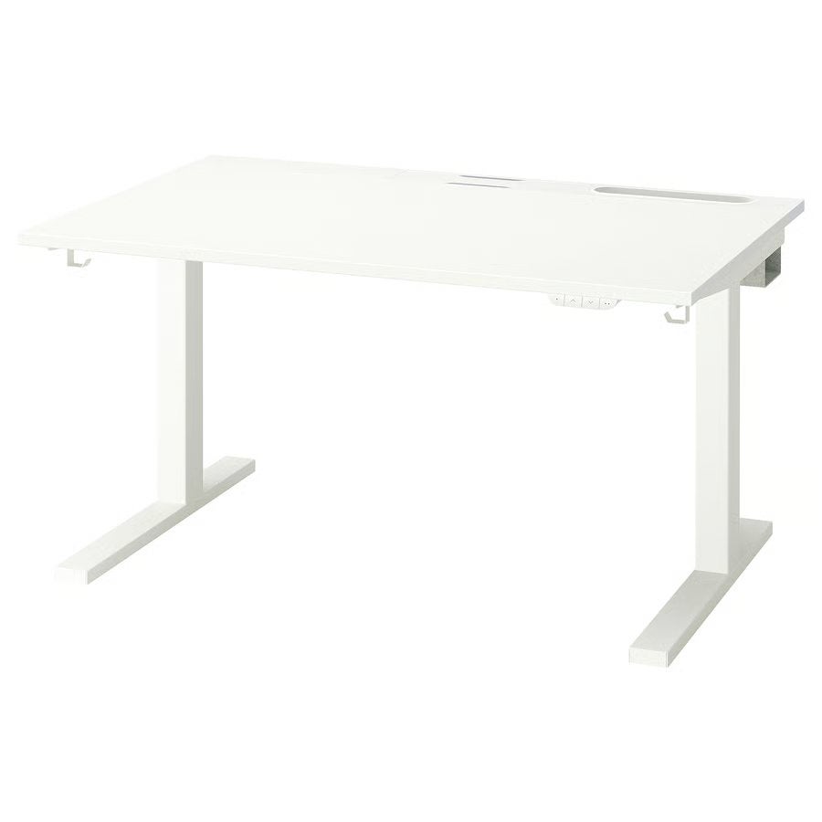 IKEA MITTZON  Elektrisch Zit-sta Bureau Wit, Huis en Inrichting, Ophalen, Zit-sta bureau, Elektrisch, Spaanplaat of MDF