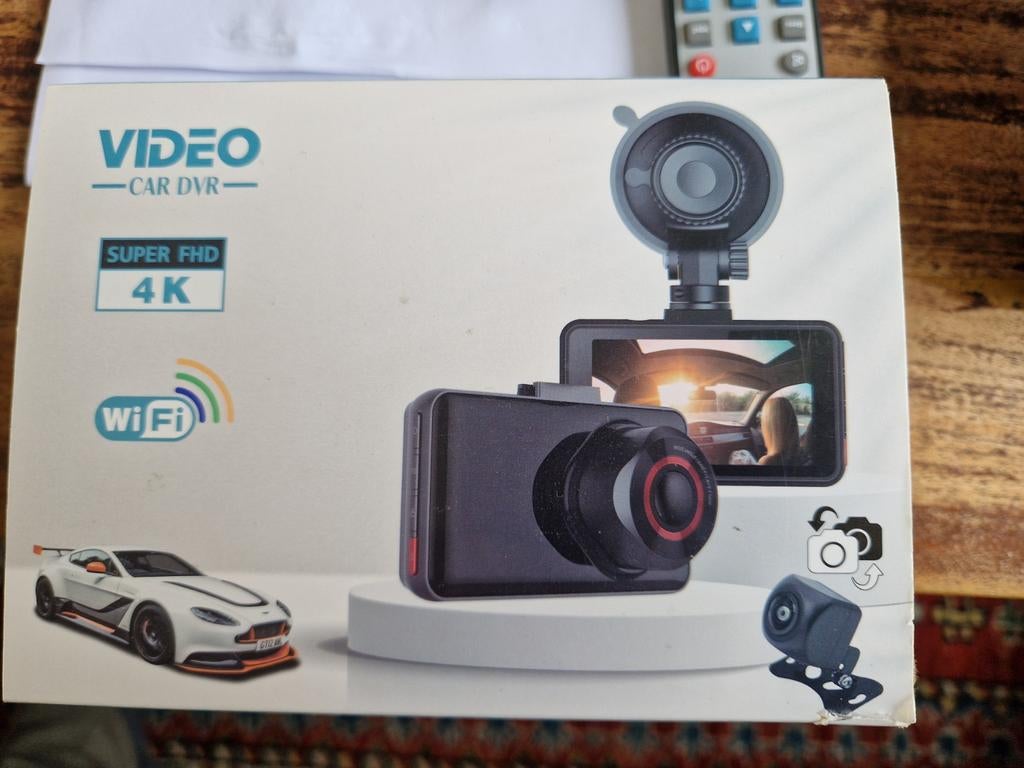 Dashcam Wifi Compleet Nieuwstaat, Auto diversen, Dashcams, Nieuw, Ophalen of Verzenden