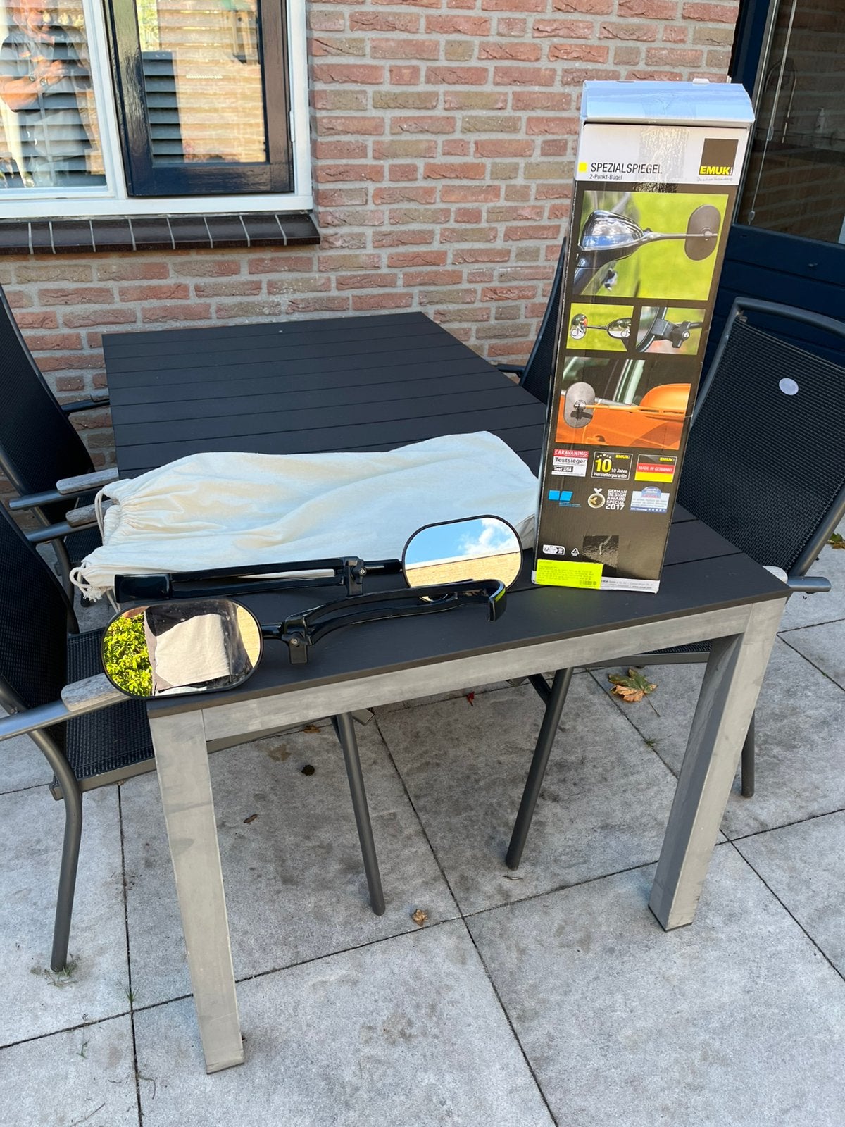 Emuk caravan spiegels Bmw 330 e, Ophalen of Verzenden, Zo goed als nieuw, Overige