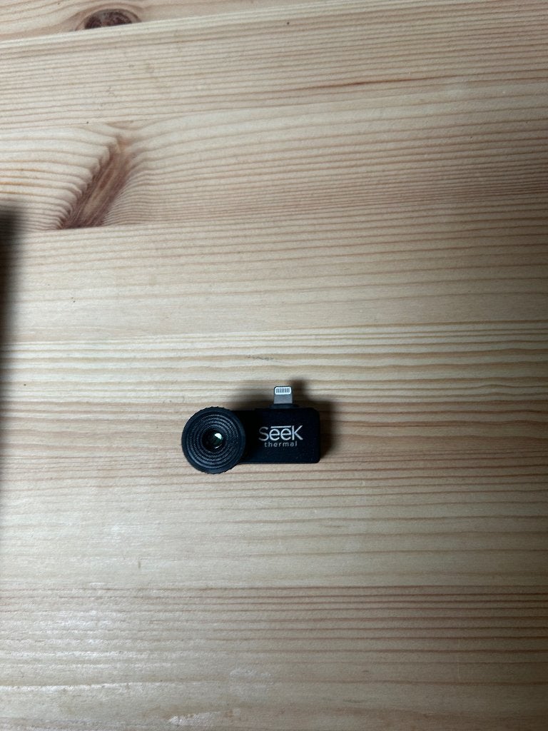 Seek thermal compact XR warmtebeeldcamera iPhone, Ophalen of Verzenden, Zo goed als nieuw, Temperatuur