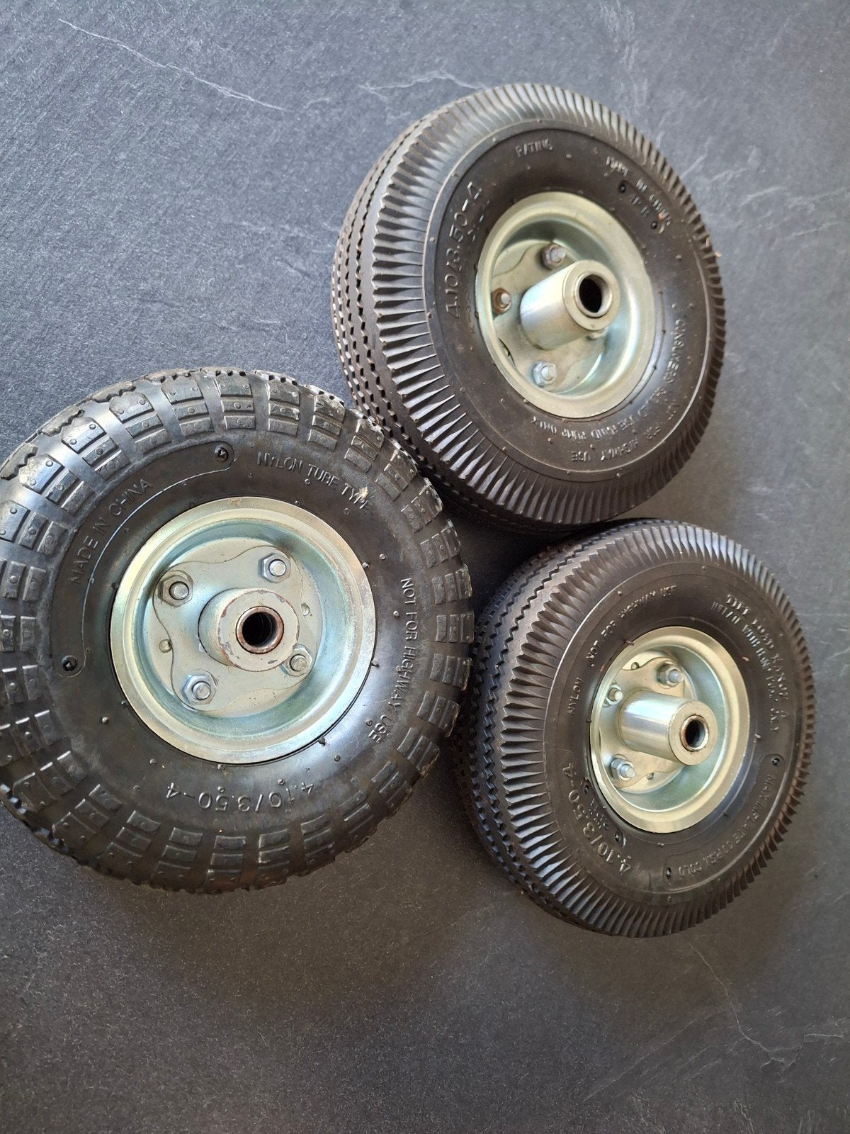 3 stuks steekwagen wielen, Caravans en Kamperen, Ophalen of Verzenden, Nieuw
