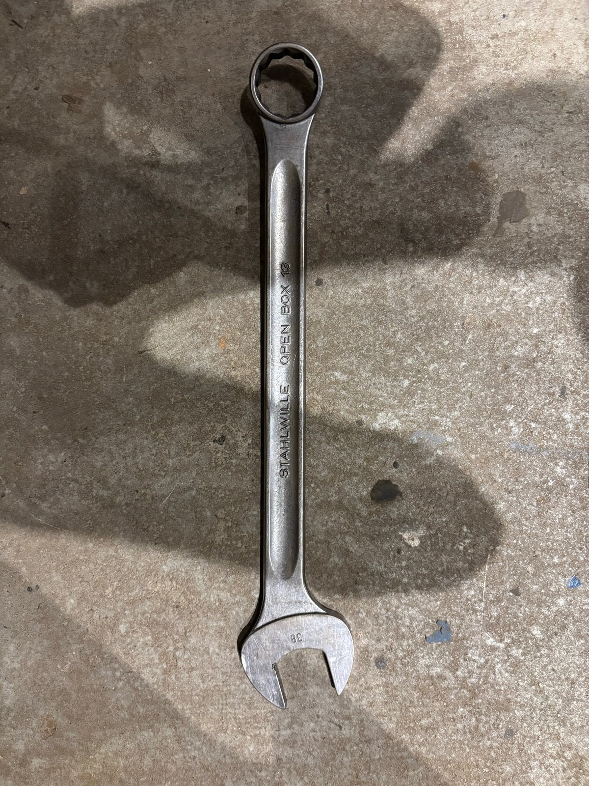 Stahlwille Open Box 13 Ringsleutel 38 mm, Doe-het-zelf en Verbouw, Gereedschap | Handgereedschap, Ophalen of Verzenden, Gebruikt
