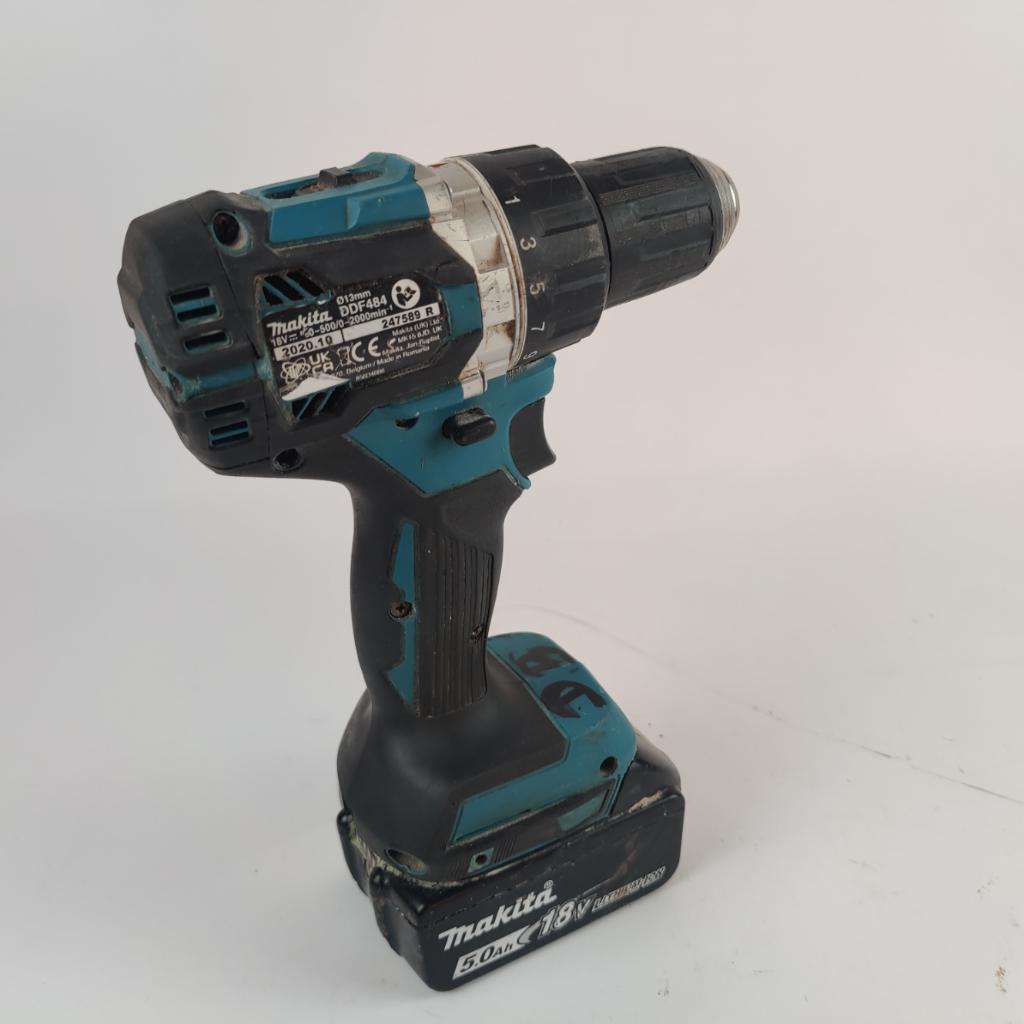Makita DDF484 Boormachine body + 18v 5.0Ah accu  || €79.99!, Nieuw, Ophalen of Verzenden, X, X