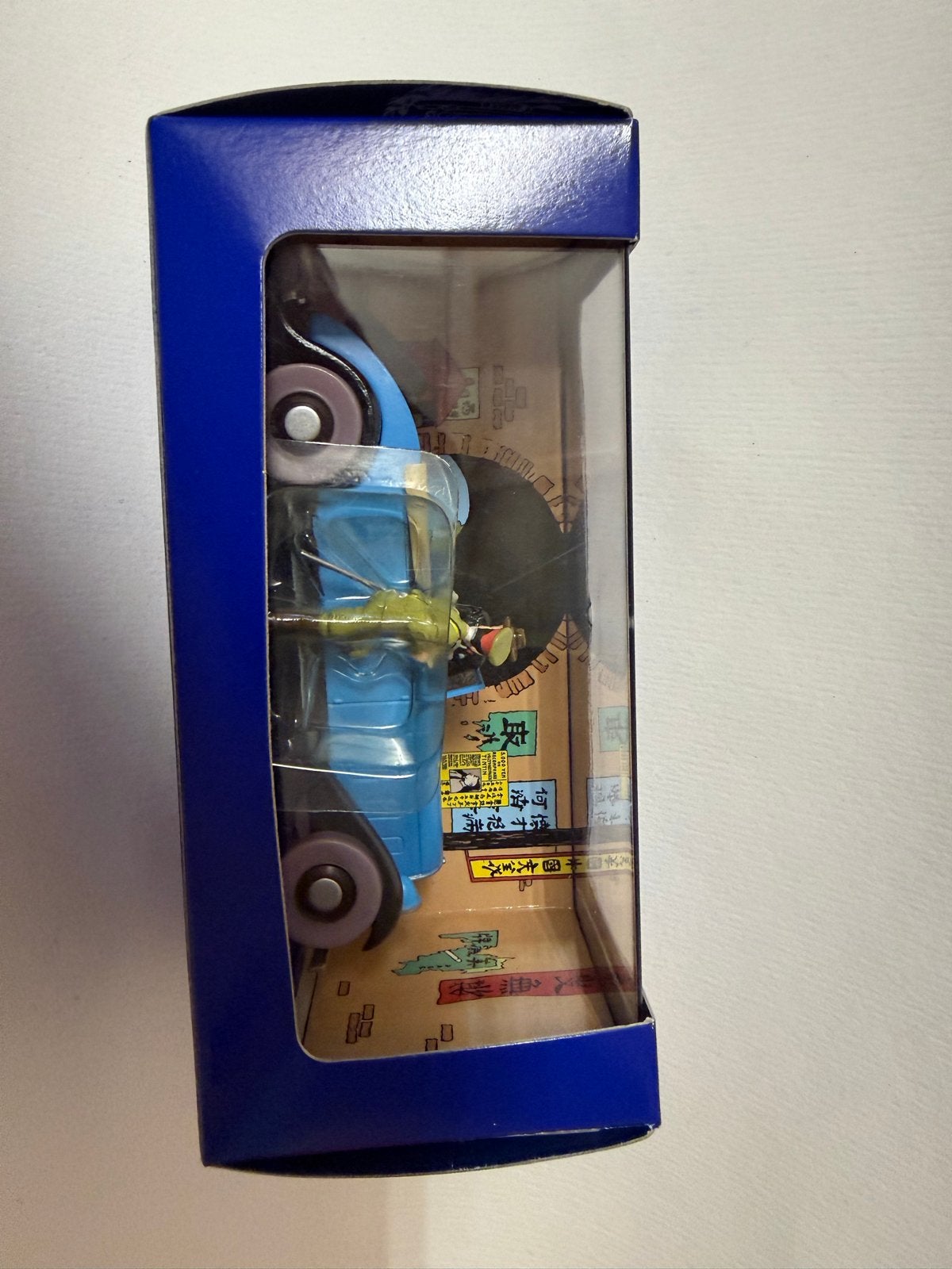 Kuifje De Blauwe Lotus Cabriolet Modelauto Schaal 1:43, Hobby en Vrije tijd, Ophalen of Verzenden, Nieuw, Auto, Overige merken