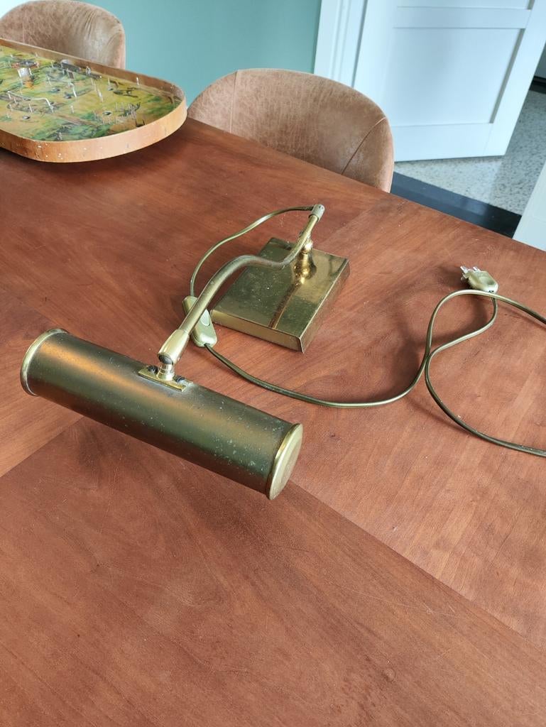 Pianolamp zware kwaliteit, Ophalen of Verzenden, Gebruikt
