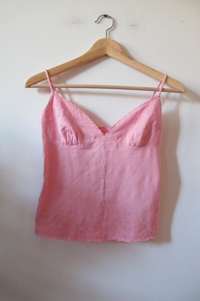 Pink flower pattern top, Ophalen of Verzenden, Roze, Zonder mouw, Maat 34 (XS) of kleiner