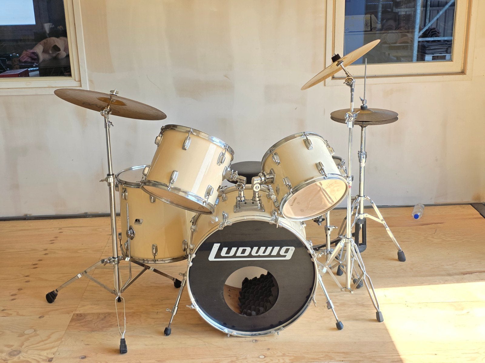 Ludwig vintage drumstel, Muziek en Instrumenten, Drumstellen en Slagwerk, Ophalen, Gebruikt, Ludwig