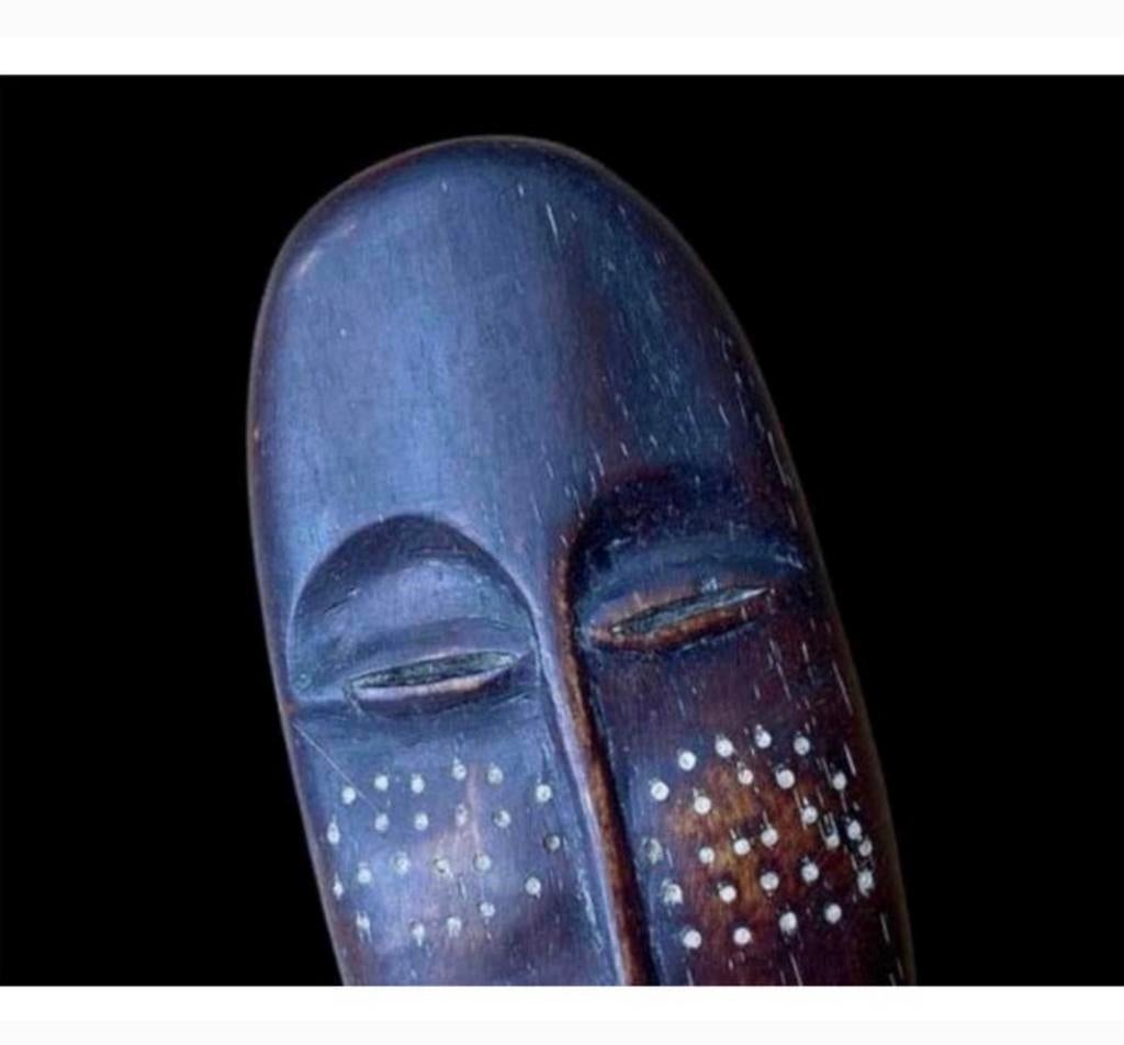 lega - DR Congo 1960 Oud paspoortmasker masker Afrika africa, Ophalen of Verzenden