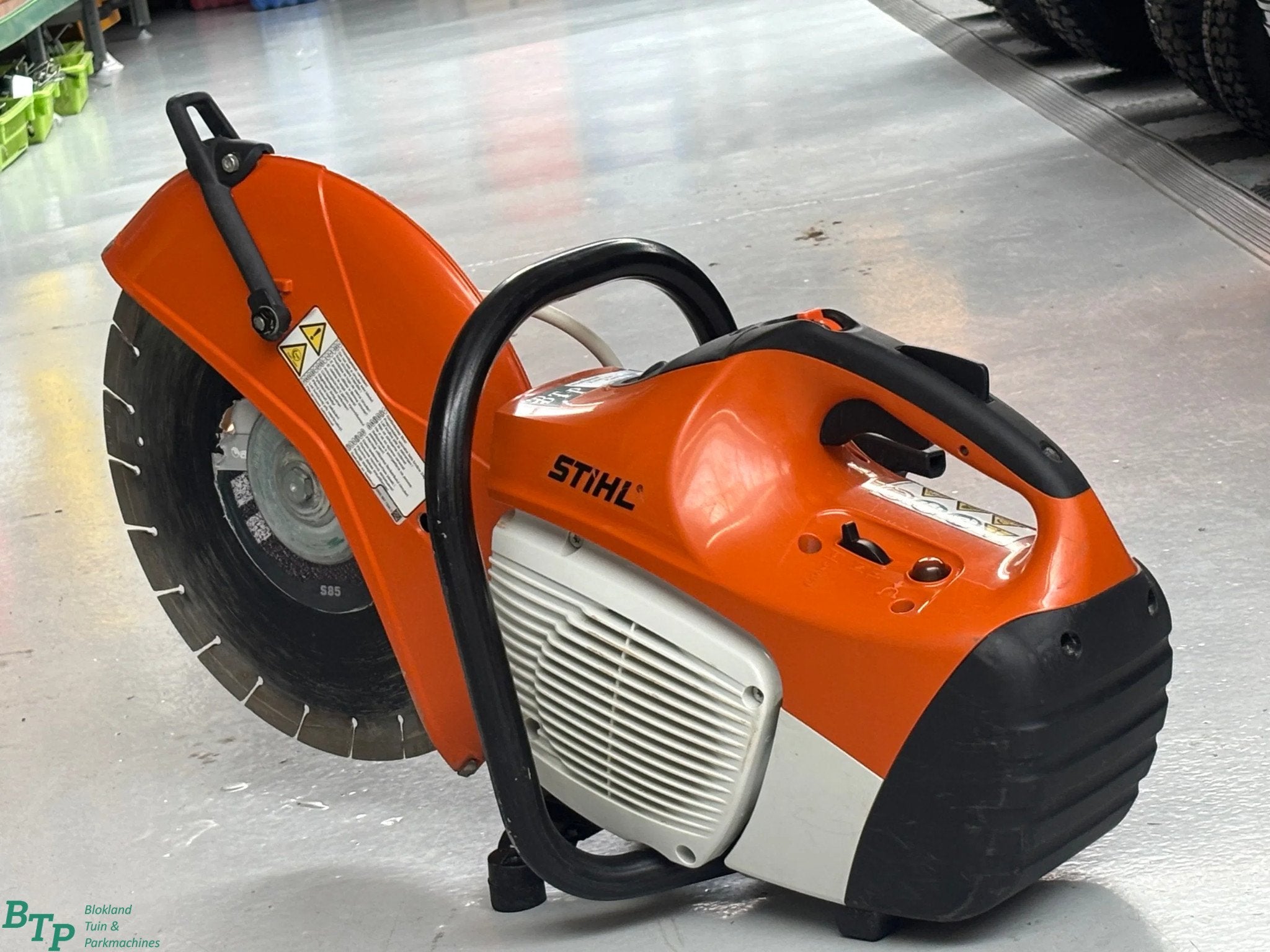 Stihl gebruikte TS420 bandenzaag 350 blad doorslijper, Gebruikt, Stihl
