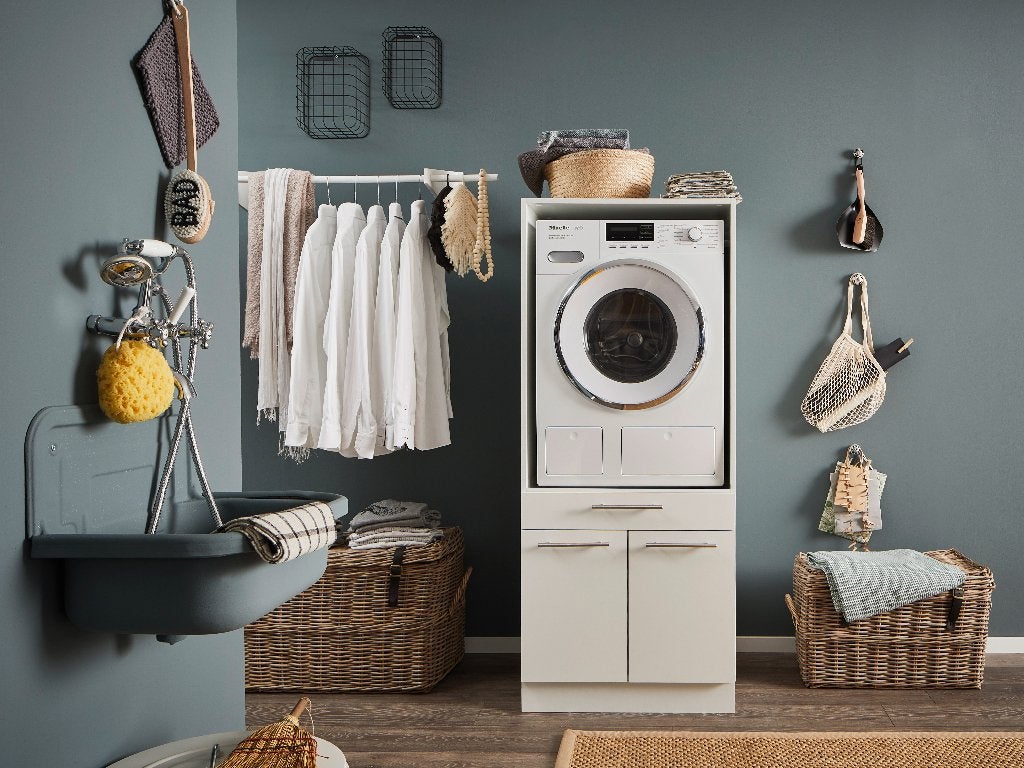 Waskamer opstelling met Wasmachine verhoger | Wit, Witgoed en Apparatuur, Onderdelen en Toebehoren, Info@bega-bbk.de, Verzenden
