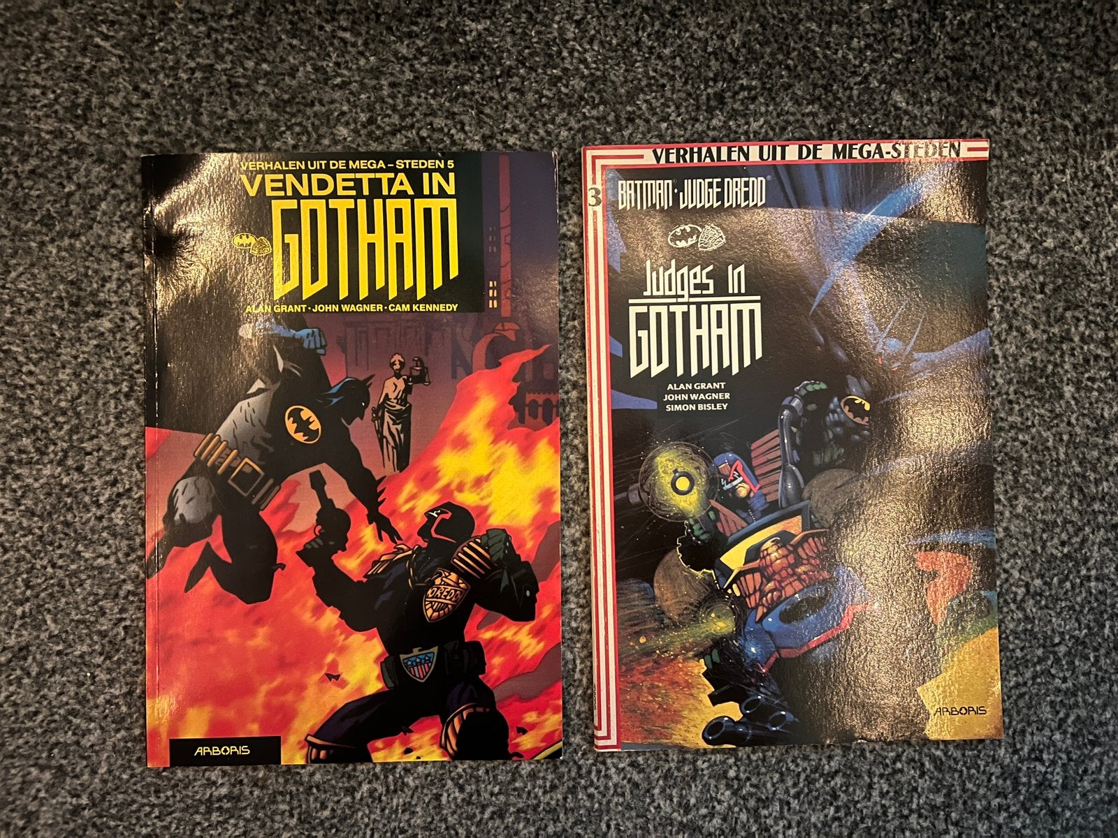 Batman Judge Dredd Stripboeken - Vendetta & Judges in Gotham, Boeken, Meerdere stripboeken, Ophalen of Verzenden, Zo goed als nieuw