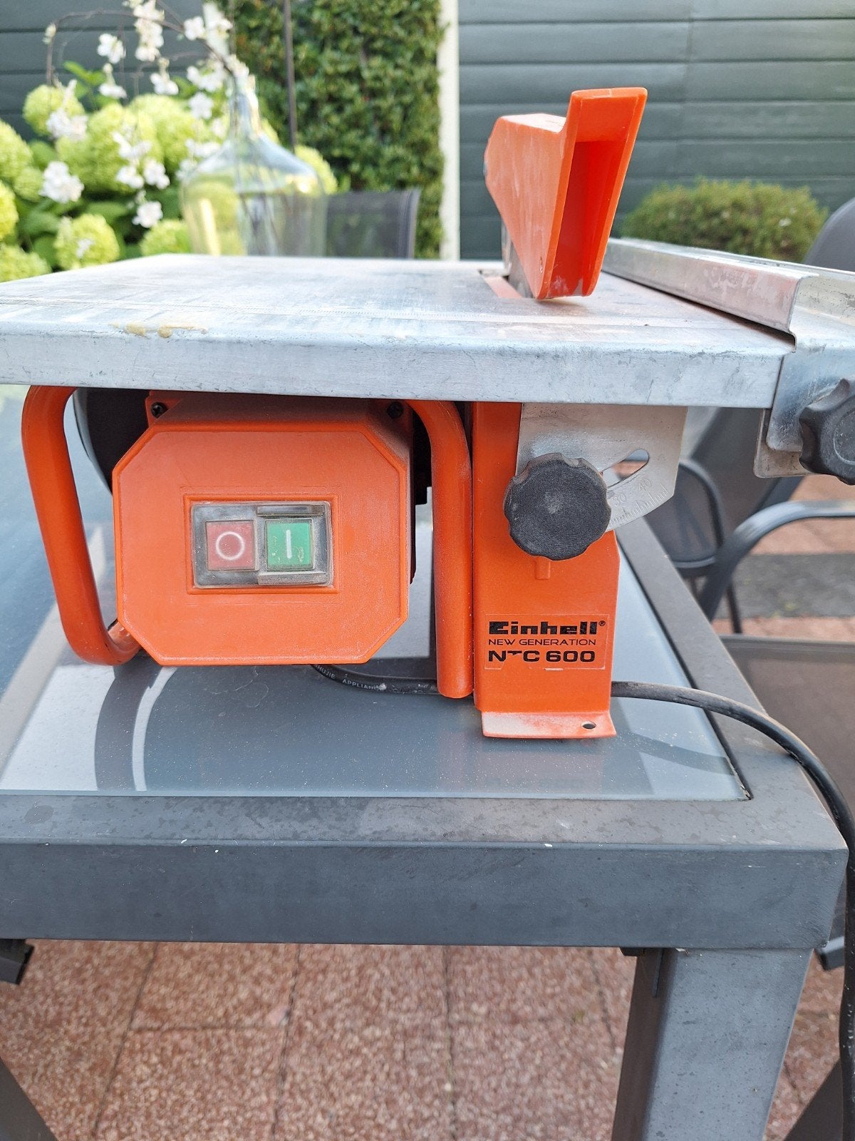 Einhell NTC 600 Tegelzaag - Gebruikt, Ophalen, Gebruikt, Overige typen, 30 tot 70 mm