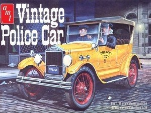 Bouwdoos 1927 Ford T police car 3n1 AMT, Overige merken, Auto, Groter dan 1:32, Nieuw