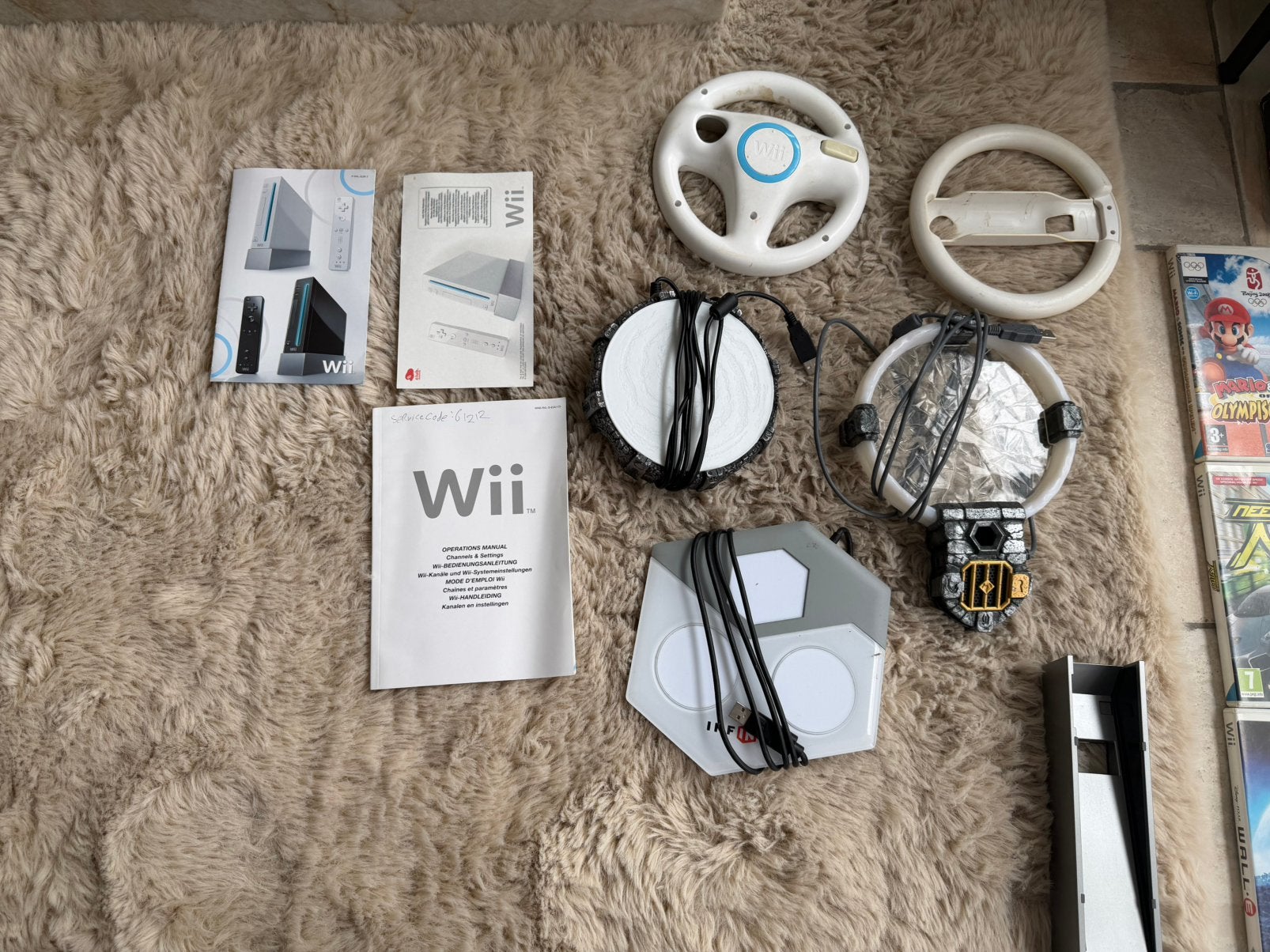Nintendo wii werkend met spellen etc, Ophalen of Verzenden, Zo goed als nieuw