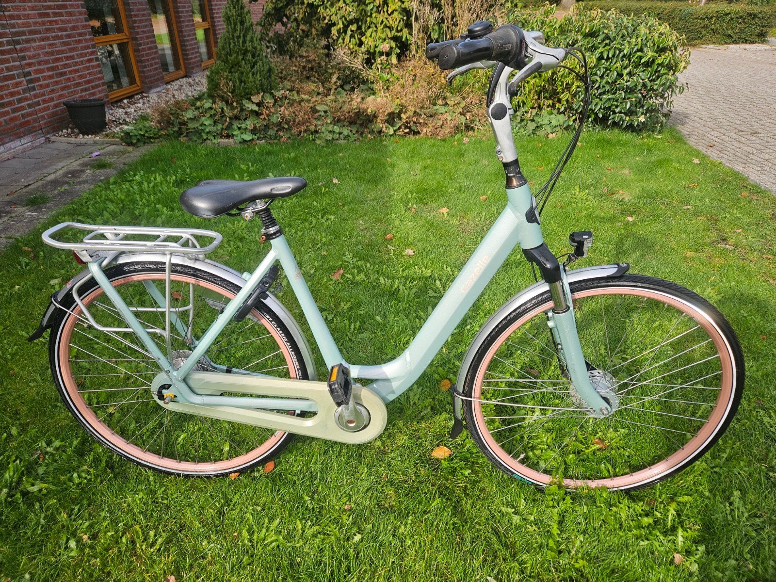 Gazelle orange C7 damesfiets meisjesfiets 28 inch D53 7V, Ophalen, 53 tot 56 cm, Versnellingen, Zo goed als nieuw