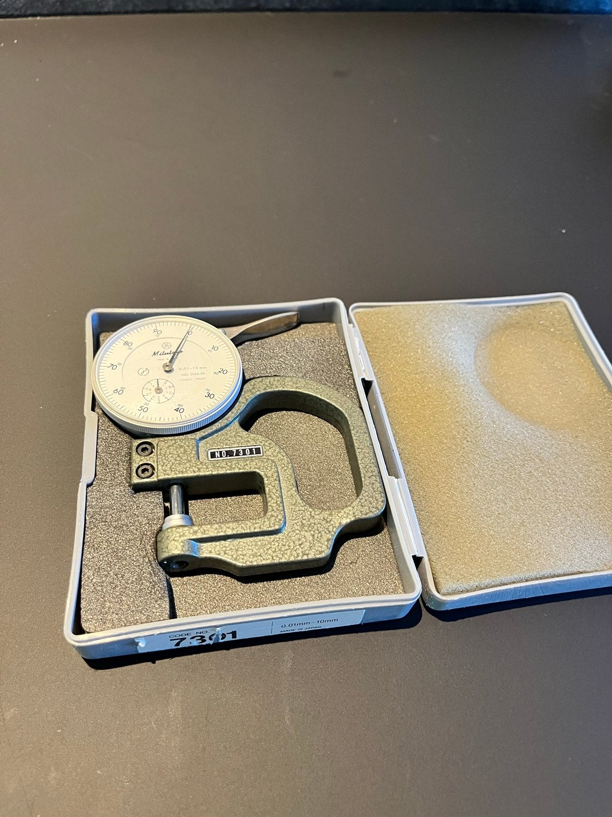 Mitutoyo Dikte Meter 0.01-10mm - Nauwkeurig Meetinstrument, Doe-het-zelf en Verbouw, Meetapparatuur, Ophalen of Verzenden, Zo goed als nieuw