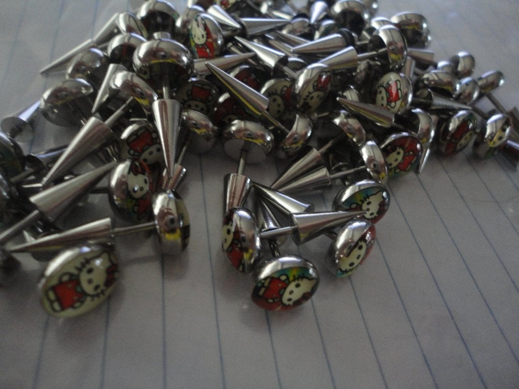 Partij Hello Kitty Piercings, Hello Kitty, Verzenden, Nieuw, Terneuzen
