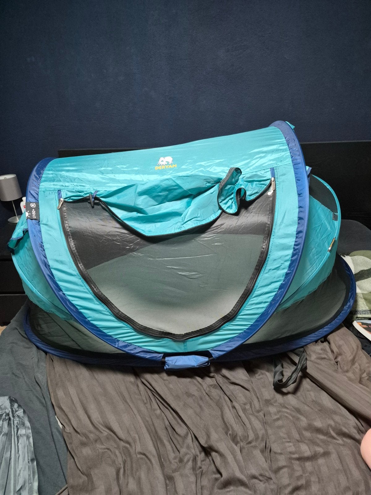 Deryan Peuter Luxe Slaaptentje - Blauw, Ophalen, Zo goed als nieuw, Tot en met 2