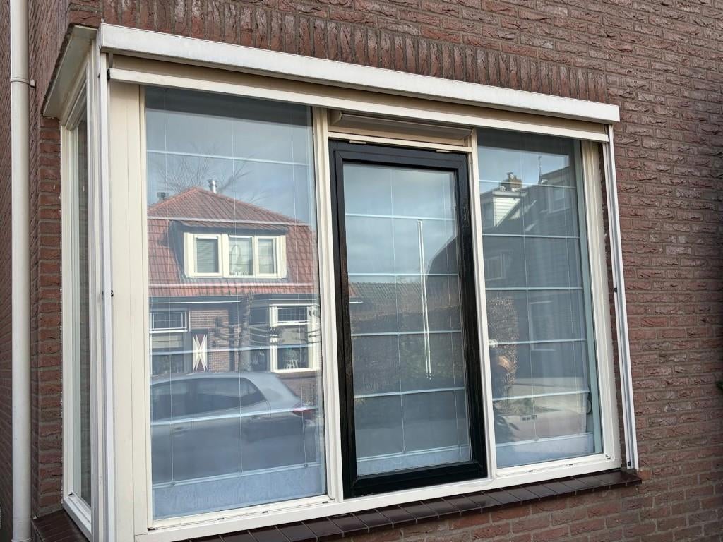 Nieuw in doos : Veneta Vouwgordijn Eternal WIT (nog over), Ophalen, Vouwgordijn - WIT, 200 cm of meer, Wit