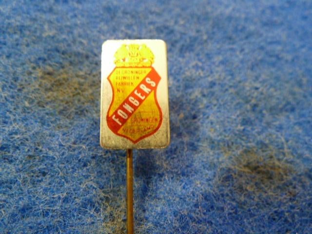 Speldje Fongers Groningen, Verzamelen, Speldjes, Pins en Buttons, Ophalen of Verzenden, Zo goed als nieuw, Overige onderwerpen